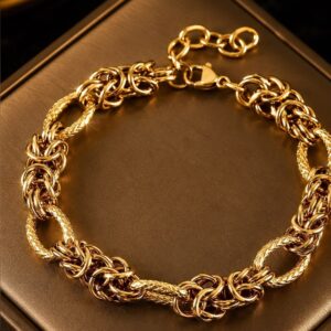 Aura Link 18k Gold Chain Bracelet